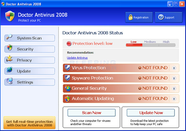 Doctor Antivirus screen shot