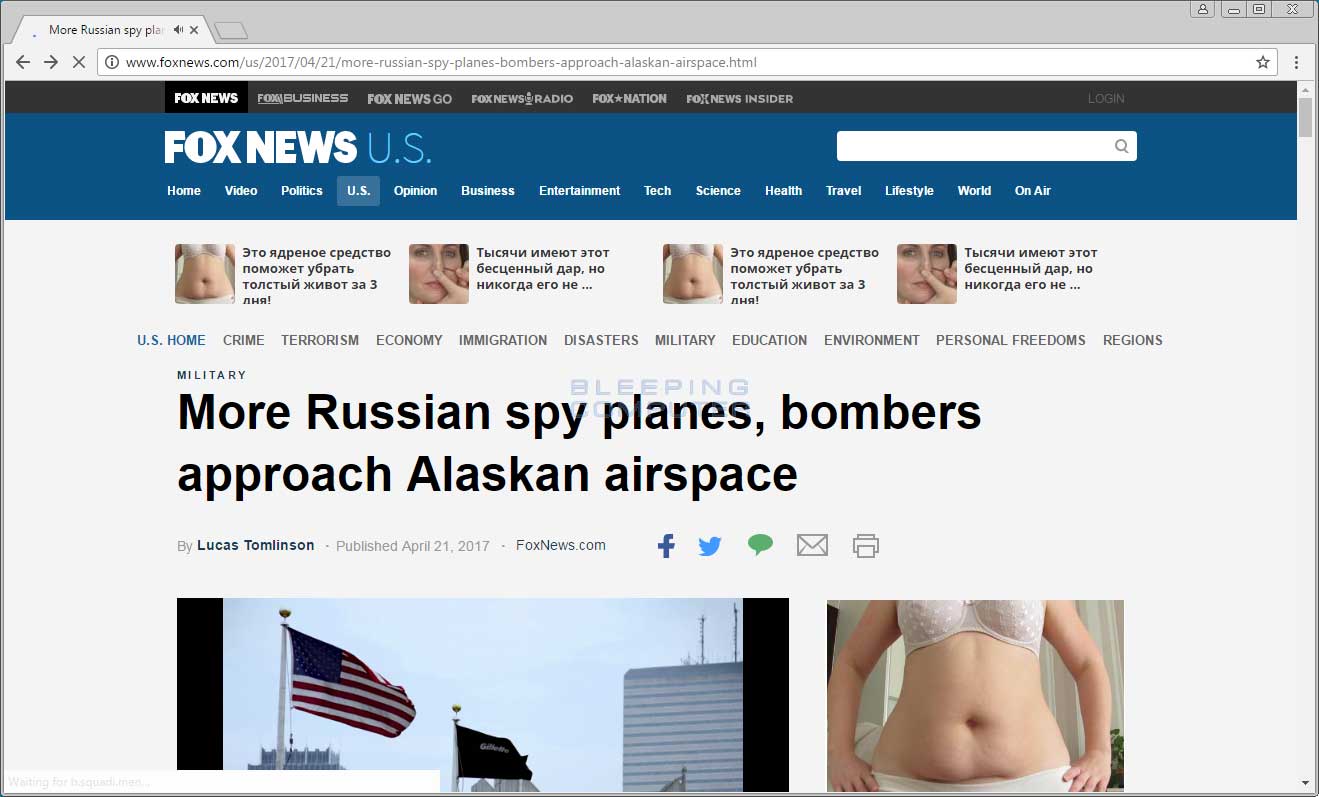 Russian Advertisements on FoxNews.com