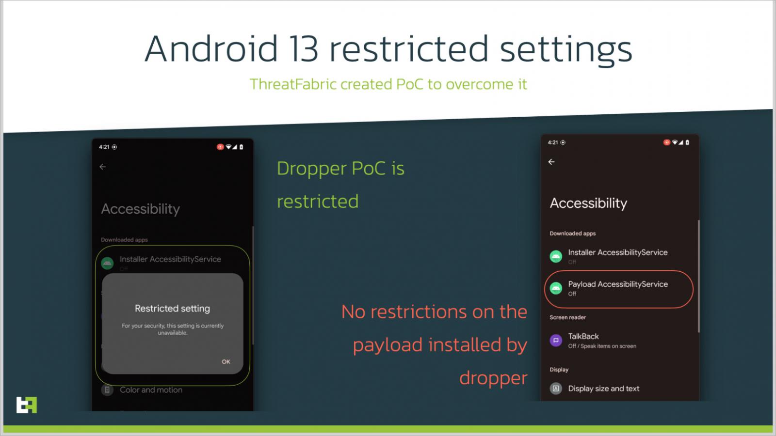 Bypassing Android 13's restricted setting feature